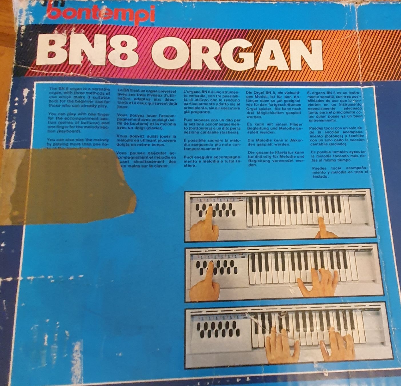 Bontempi Musikinstrumente: BONTEMPI BN8 ORGAN – Gebraucht aus Pfäffikon ZH von edwinstarr1 2