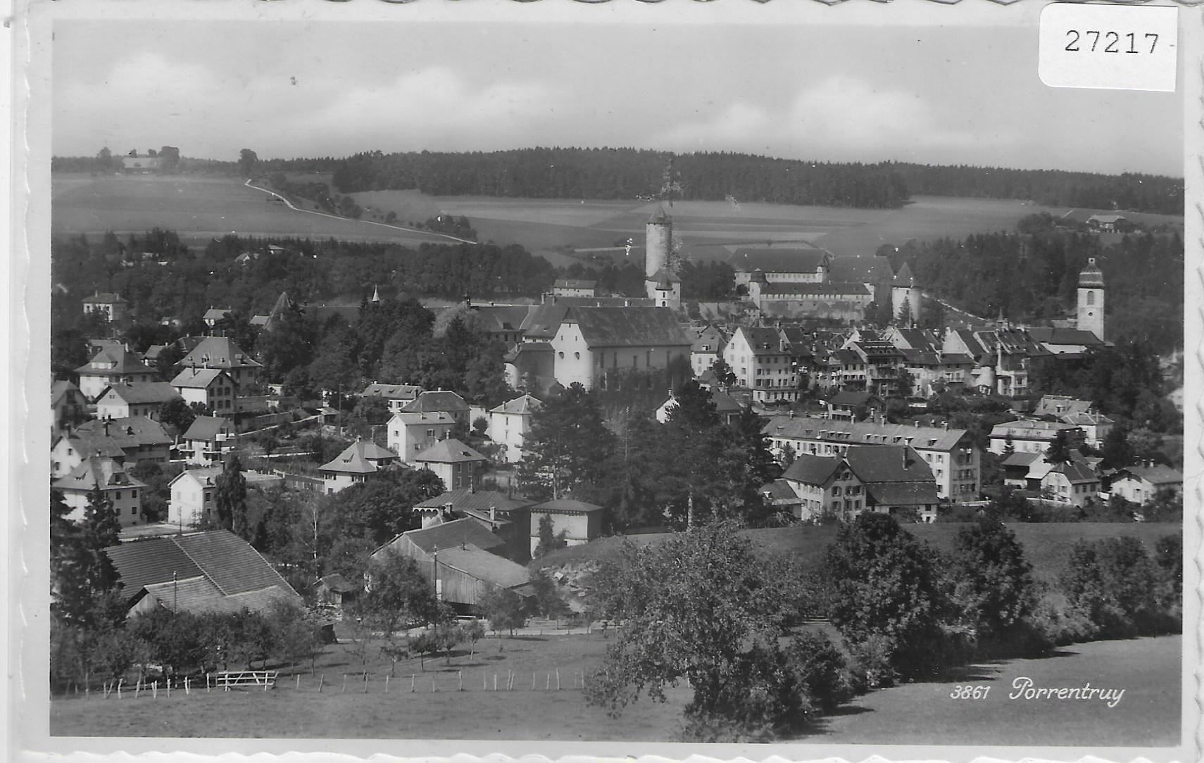 Ansichtskarten: Porrentruy BE - Vue generale – Gebraucht aus Ettingen von Kartenplanet