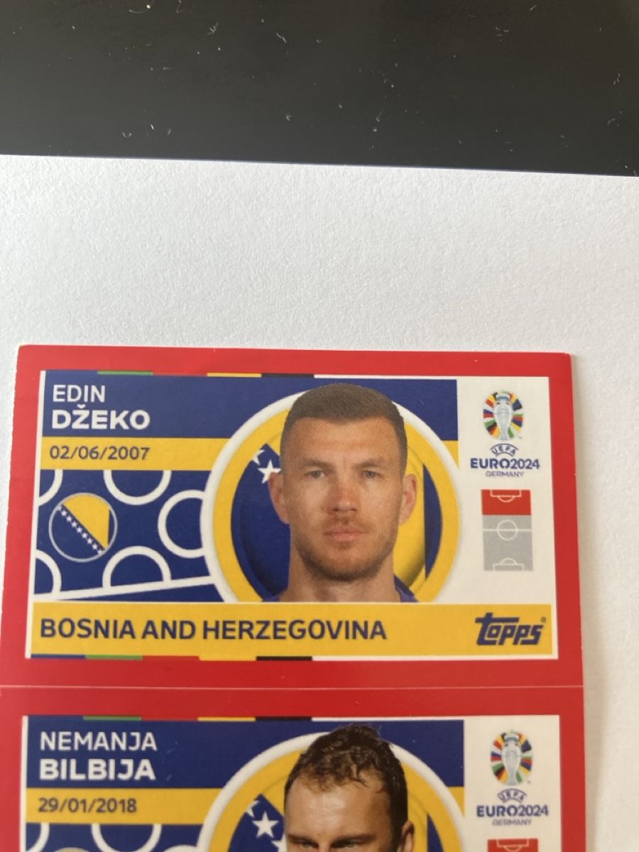 Topps Carte collezionabili: Topps Euro 2024 Bosnien SET – Usato da Bülach venduto da gmeli84 1