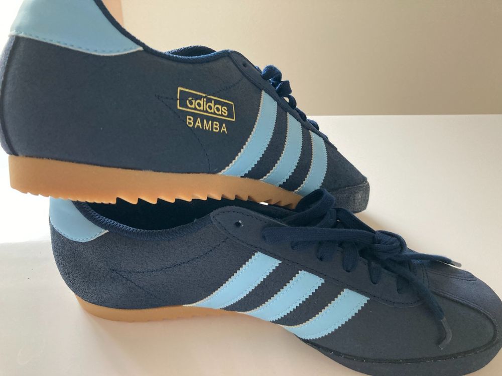 Adidas on sale bamba navy