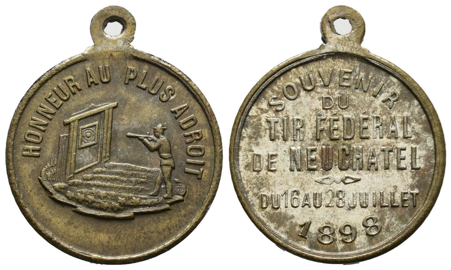 Médailles: Neuchatel 1898 BR/S /148 – D'occasion à Trimbach par Solothurn1