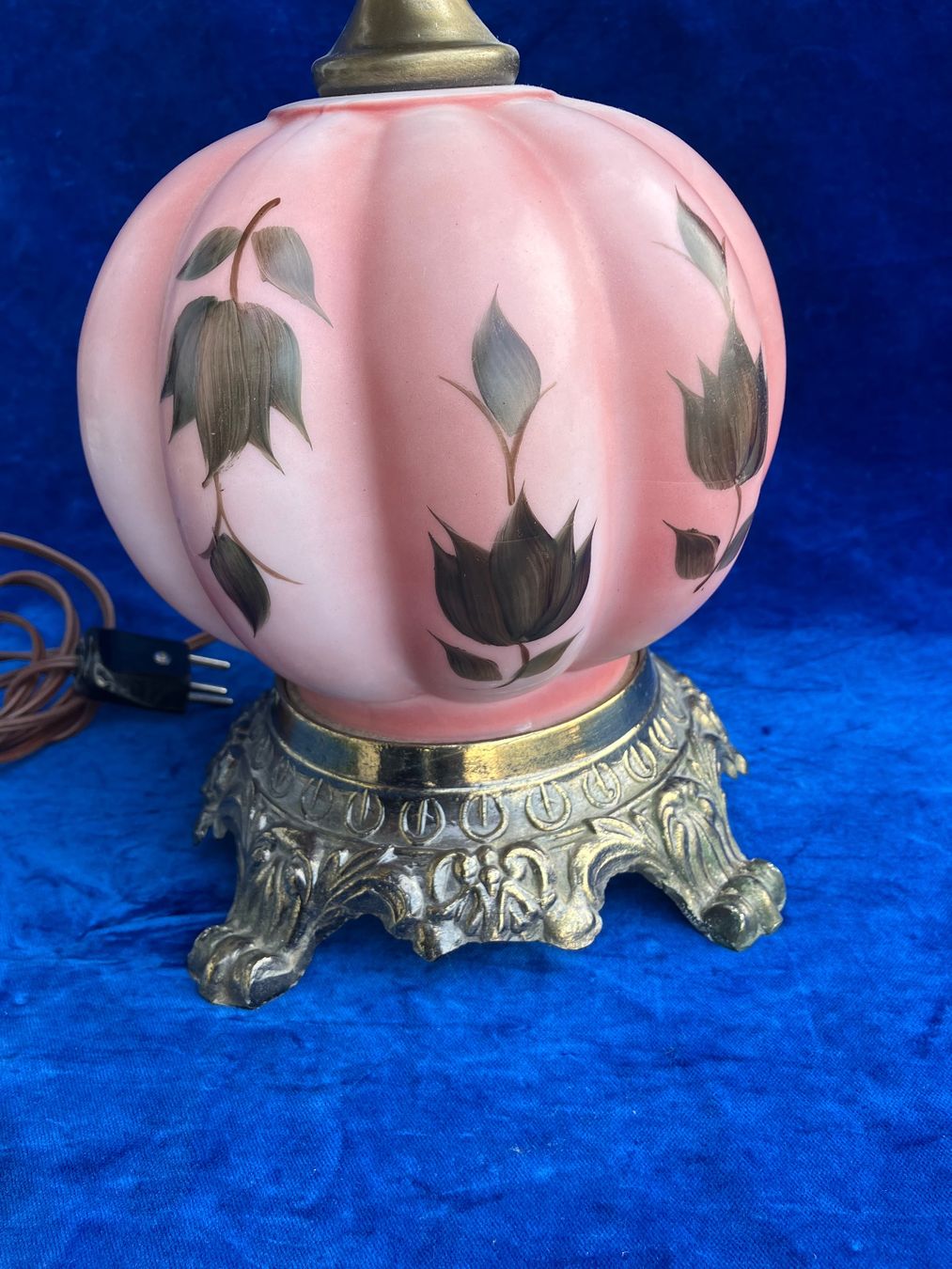 Lampade: Jugendstil  Opalin Tischlampe H.50cm – Usato da Zürich venduto da otomado