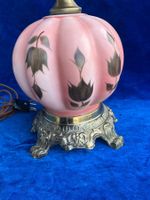 Jugendstil  Opalin Tischlampe H.50cm