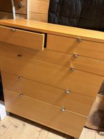 Kommode Buche, 5 Schubladen, guter Zustand