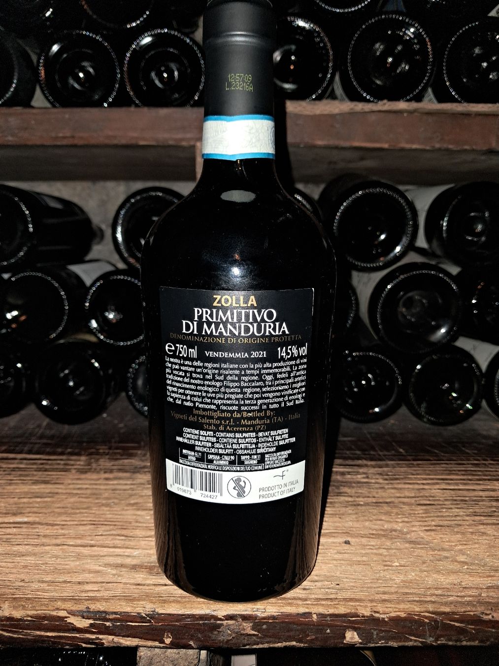 Vino: Zolla Primitivo di Manduria 2021 – Nuovo e nell'imballaggio originale da Le locle venduto da juliensaran 2