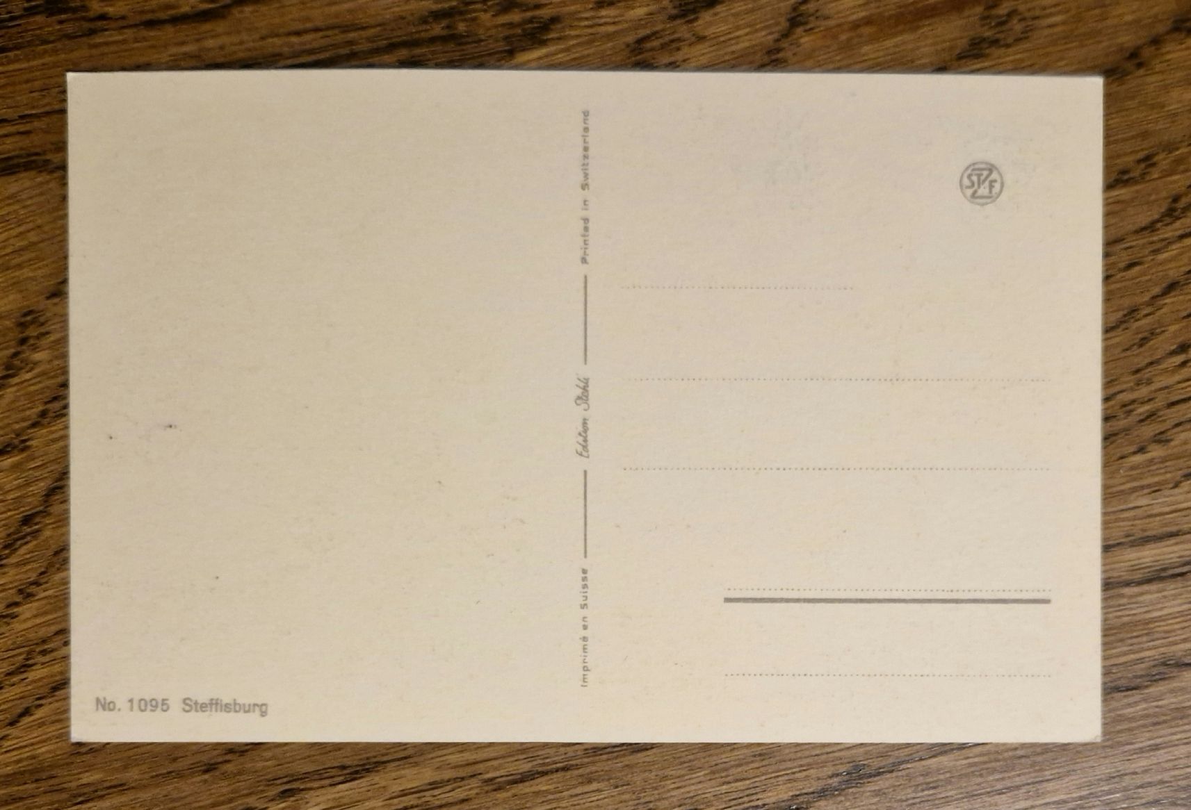 Cartoline postali: Steffisburg – Usato da Ebikon venduto da Donar50 1