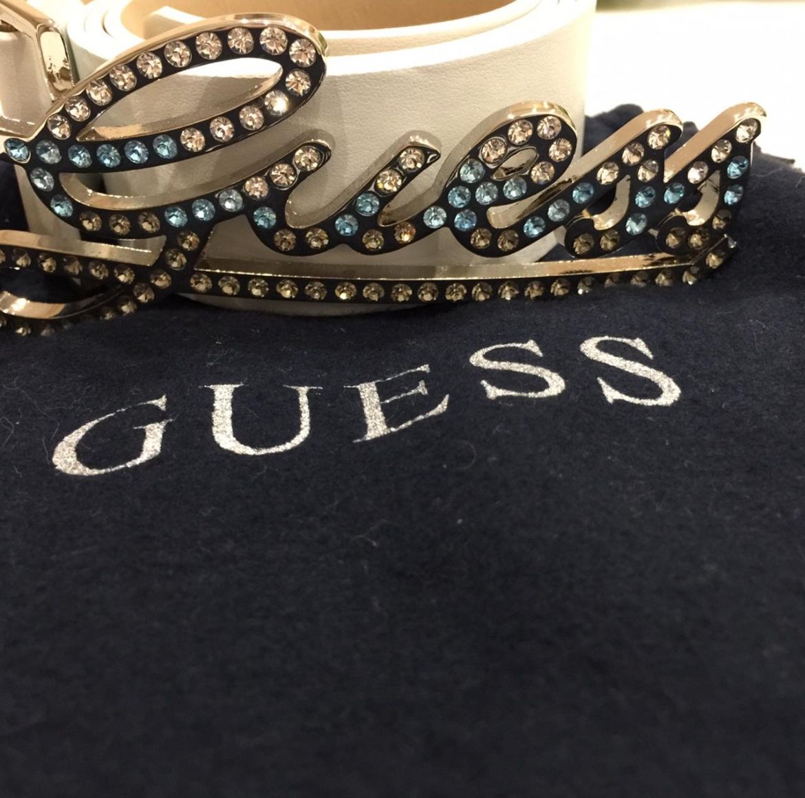 Guess Cinture: Guess: Guertel – Nuovo e nell'imballaggio originale da Losone venduto da Tilly-nb7t