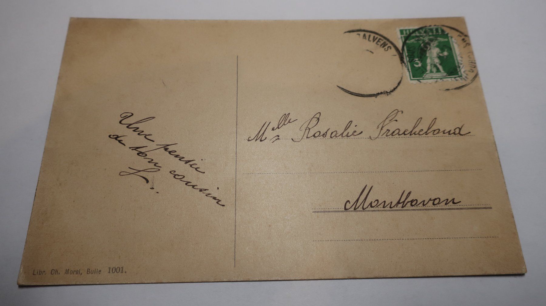 Cartoline postali: Charmey - Pont du Javroz – Usato da Cormoret venduto da Pascalll2001 3