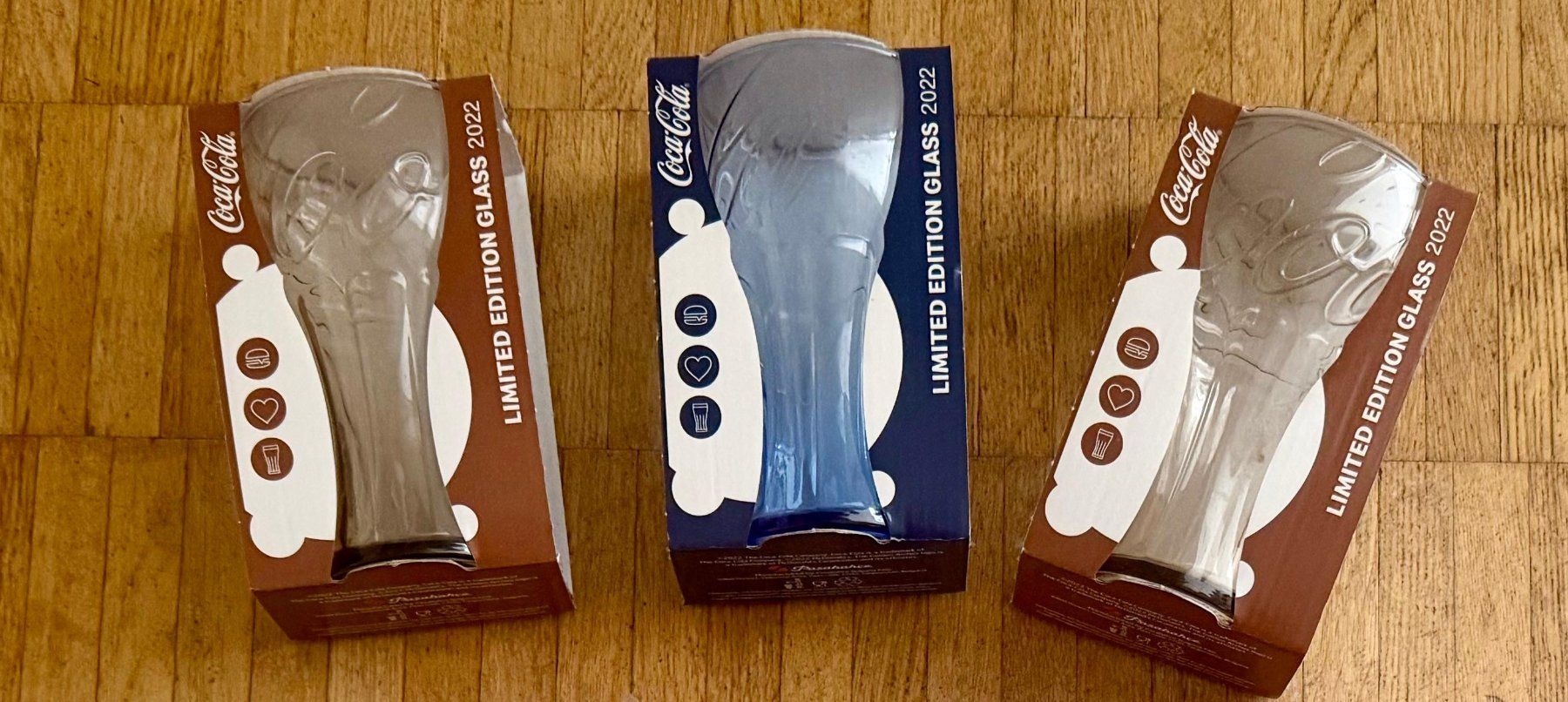 Mc Donald's Bicchieri: Coca Cola Glas 2022, Special Edition, neu & original – Nuovo e nell'imballaggio originale da Zürich venduto da giovannisp