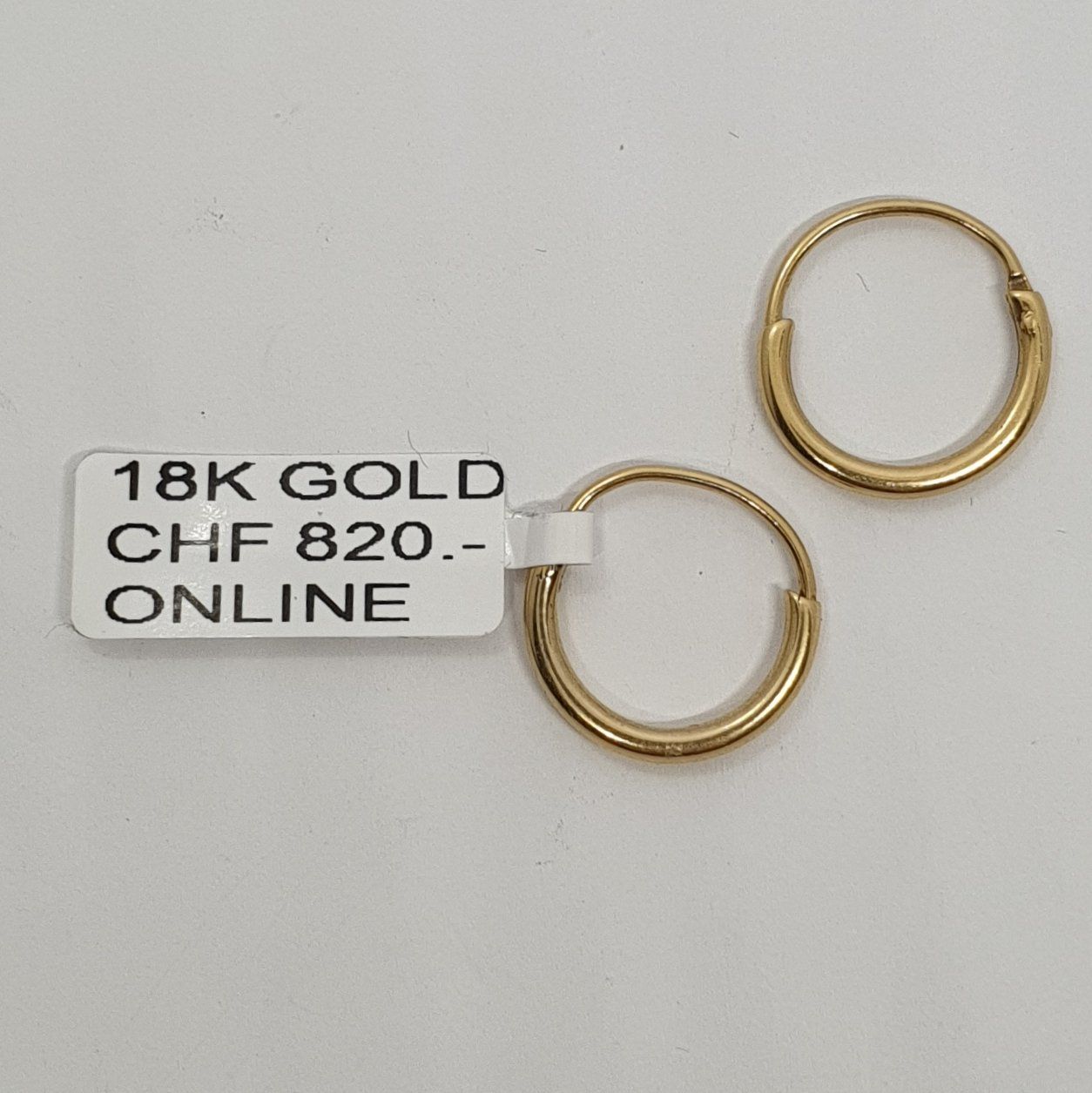 Orecchini pendenti & Orecchini a lobo: Echt 18K Gold Creolen – Usato da Luzern venduto da Goldhaus-Luzern 2