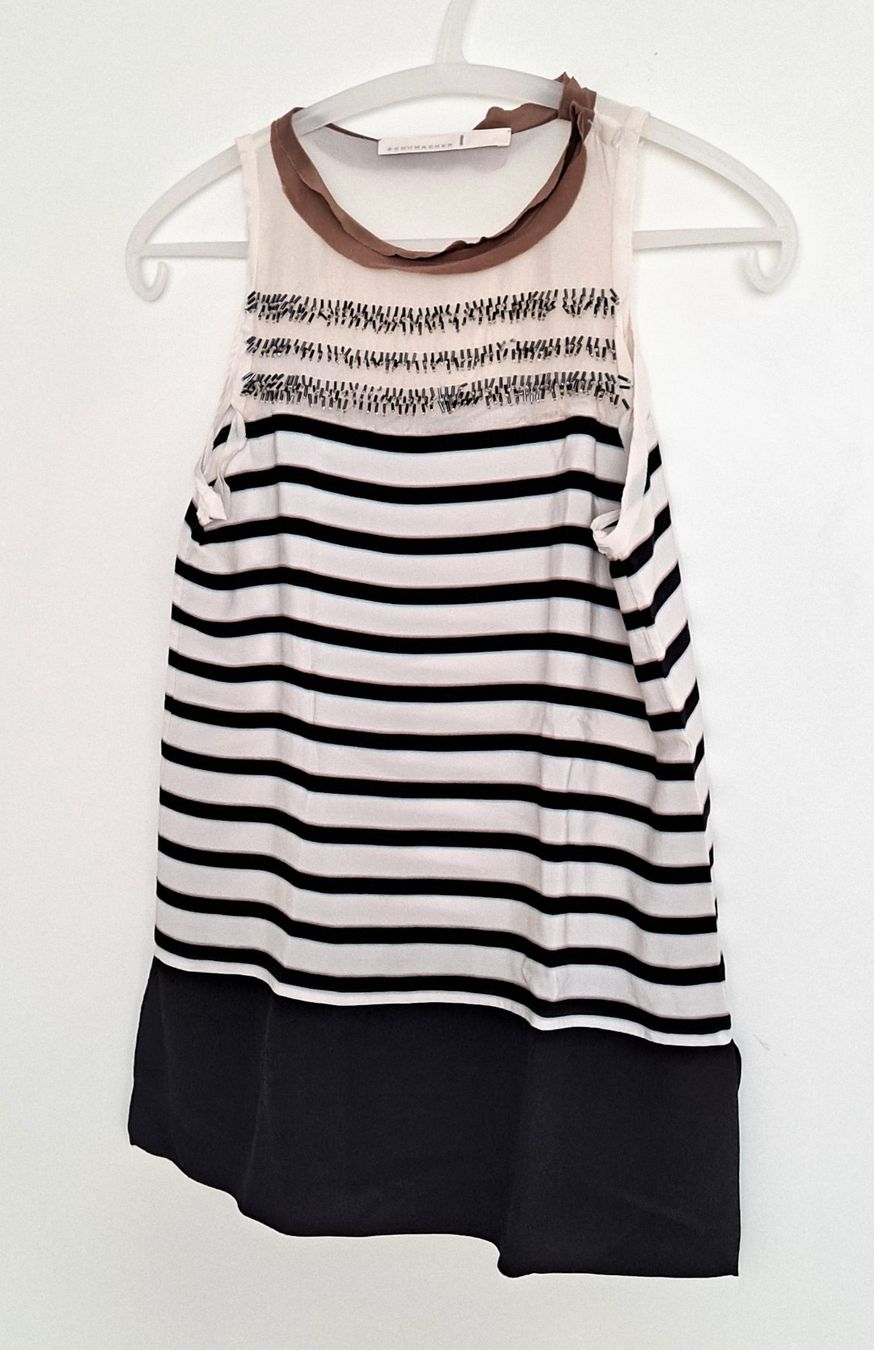 Dorothee Schumacher Top: Dorothee Schumacher Seidenbluse Top Gr. 2, 36 – Usato da Liestal venduto da Mas-Y-Mas