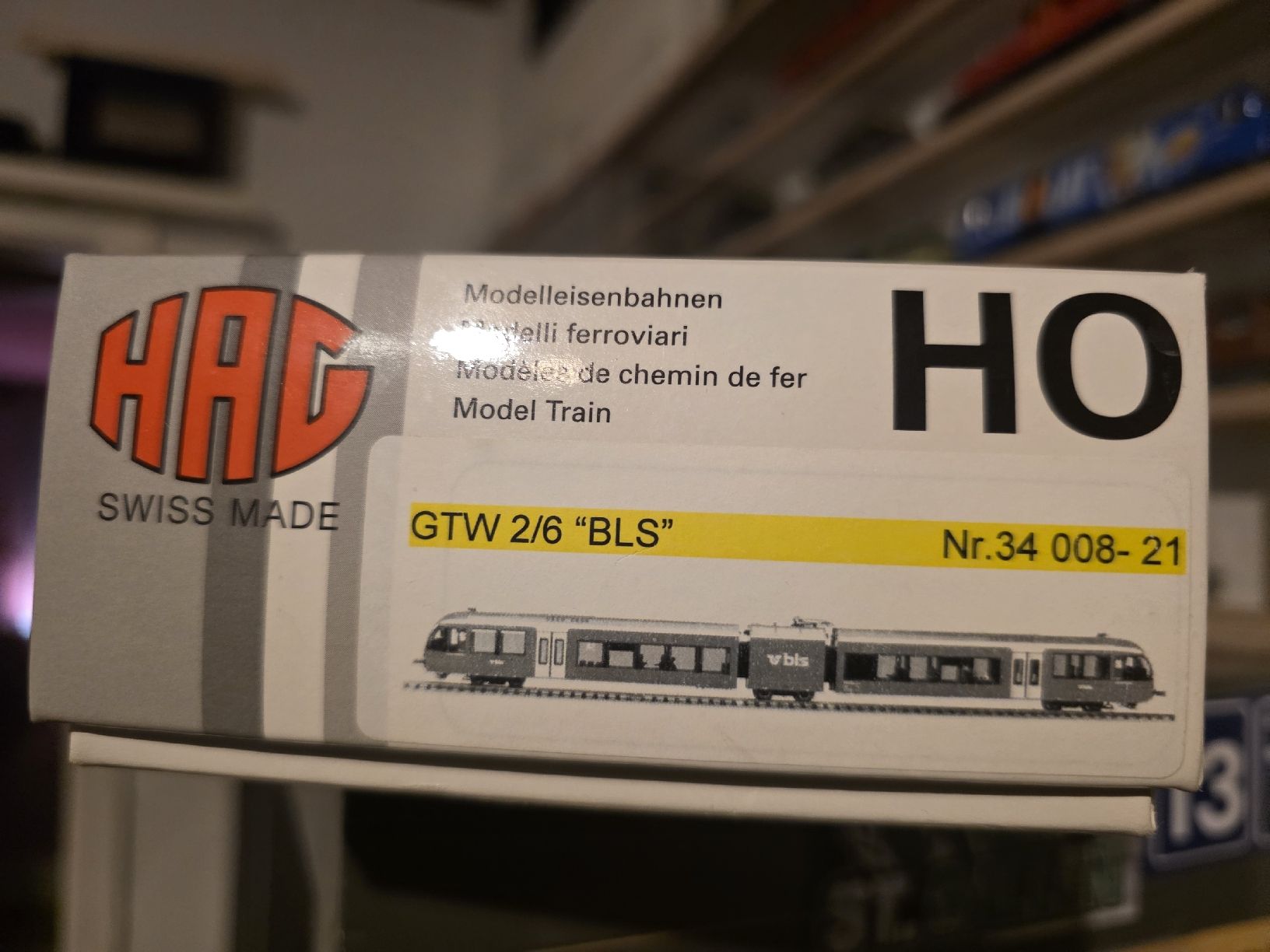 Hag Modellini di ferrovie: H0 HAG Gtw 2/6 BLS DC Digital – Usato da Müllheim Dorf venduto da Erdal12 3