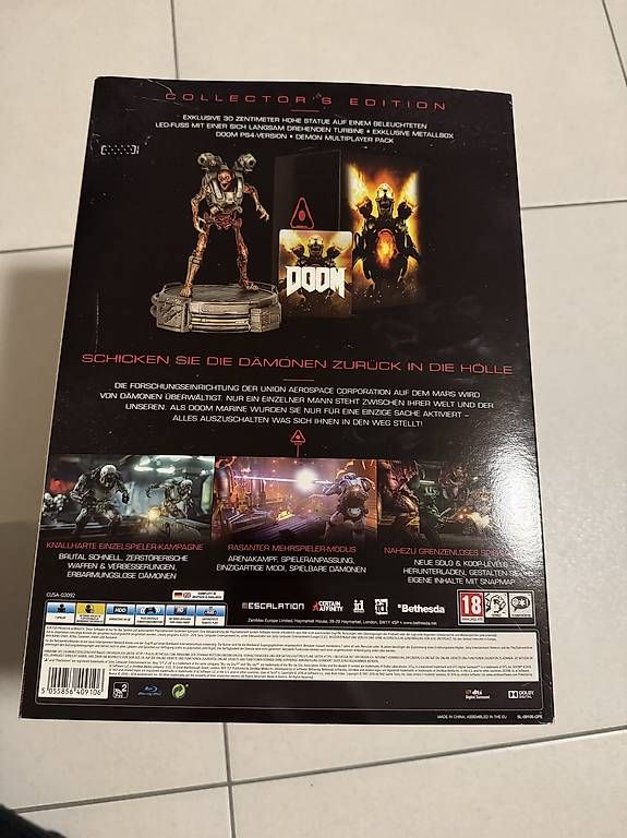 Giochi: DOOM Collectors Edition PS4  Sammleredition  ohne Spiel – Usato da Root venduto da Raphii26 1