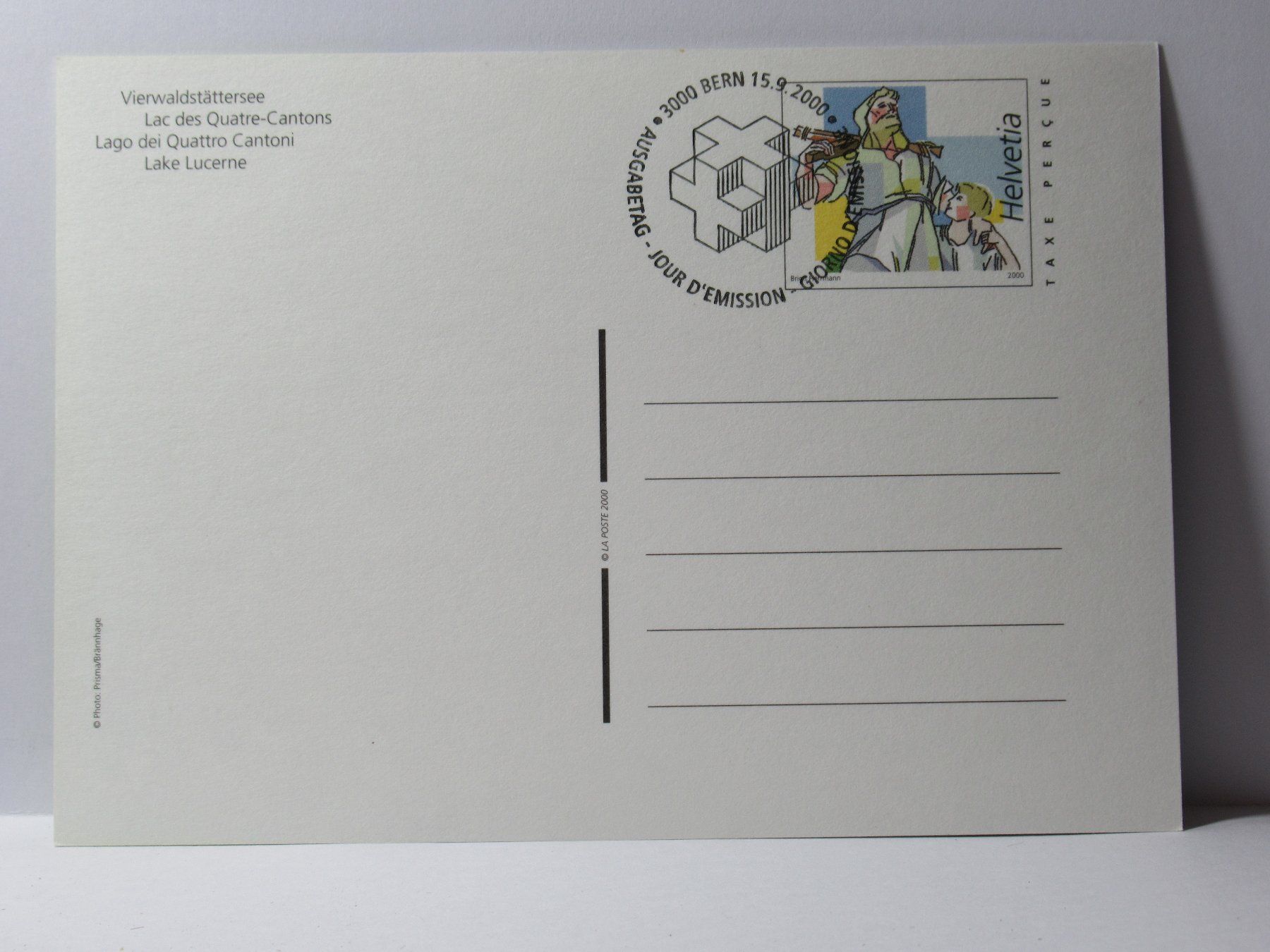 Cartoline postali: Bildpostkarte , Vierwaldstättersee – Nuovo (secondo la descrizione) da Grenchen venduto da Bluemchen1900 1