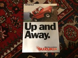 Suzuki SJ410 Faltprospekt 4 Seiten Dezember 1981