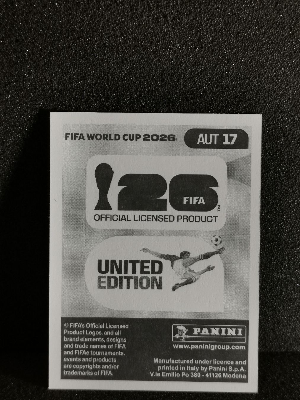 Panini Sammelbilder & Trading cards: Panini Wm 2026 Sticker :Patrick Wimmer Aut 17 – Gebraucht aus Einsiedeln von sza_588x 1