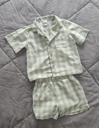 H&M Hemd und Shorts Set Gr. 86 