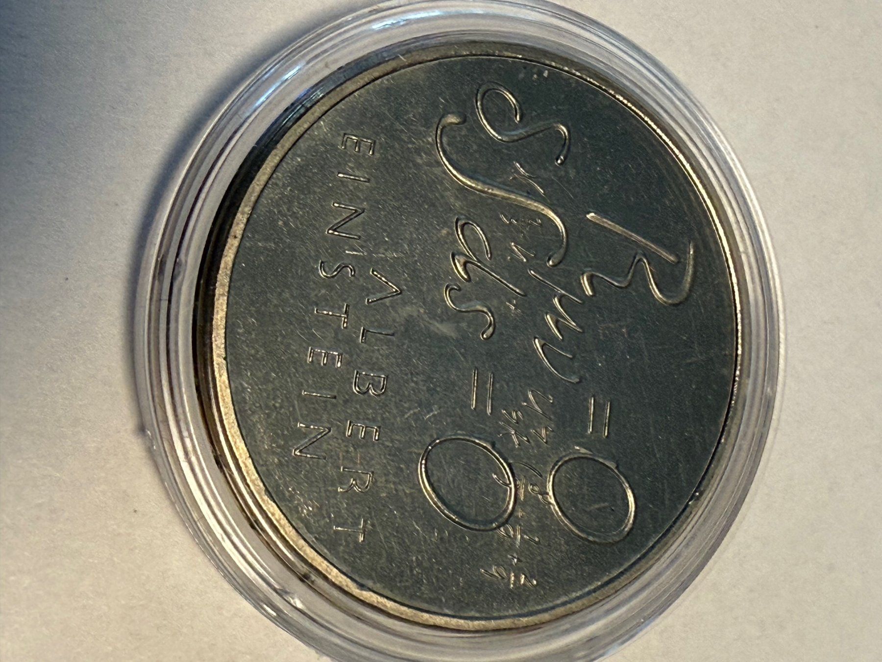 Tutti le monete: Gedenkmünze Albert Einstein 1979 – Nuovo e nell'imballaggio originale da Winznau venduto da Puha2001