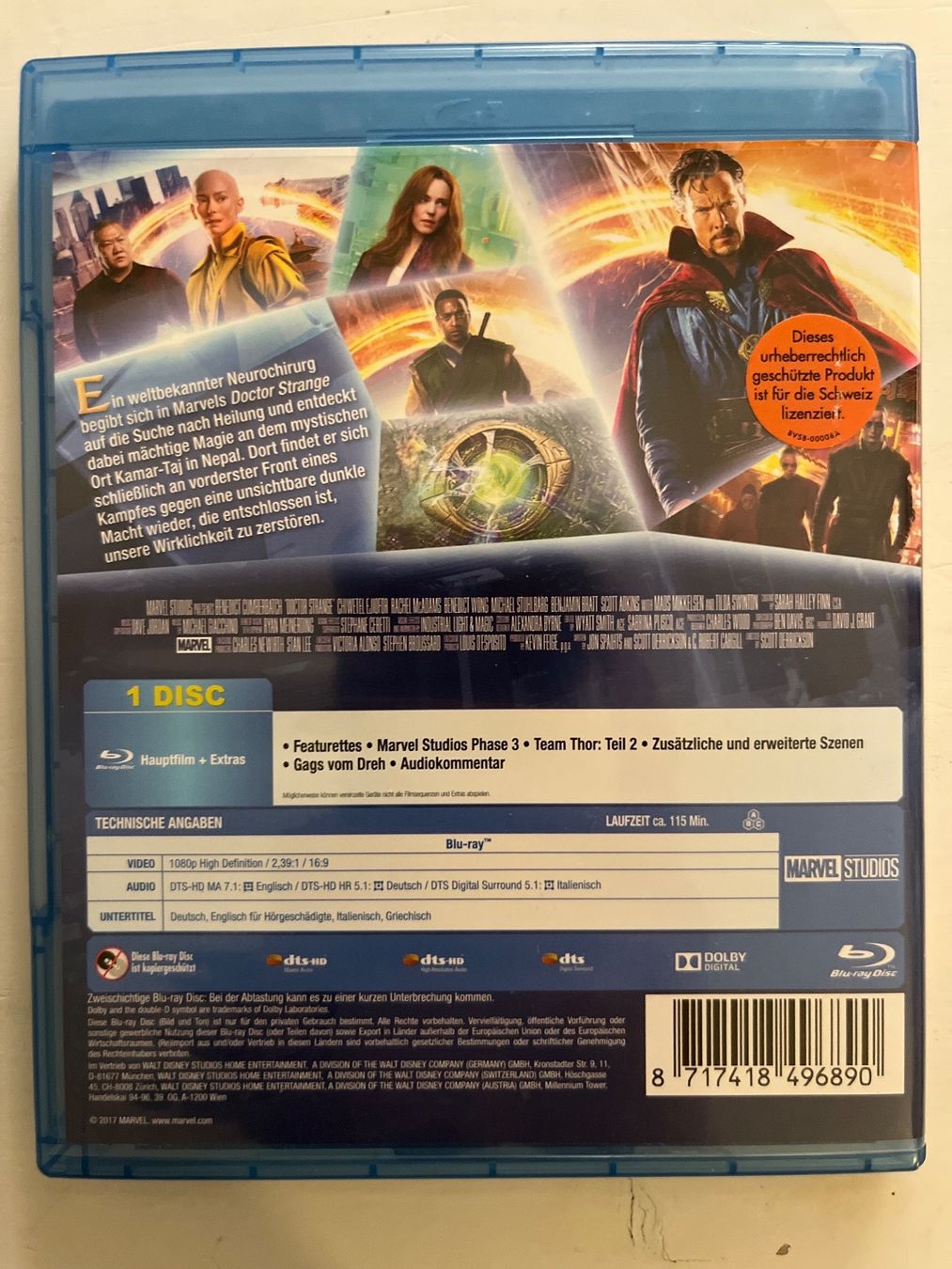 Tutti i DVDs: Marvel: Doctor Strange (2016), Blu-ray – Nuovo (secondo la descrizione) da Sierre venduto da black.box 1