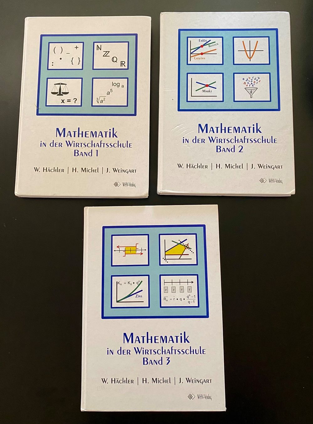 Bücher: Mathematik in der Wirtschaftsschule. Band 1,2,3 – Gebraucht aus Nussbaumen AG von schuba2000