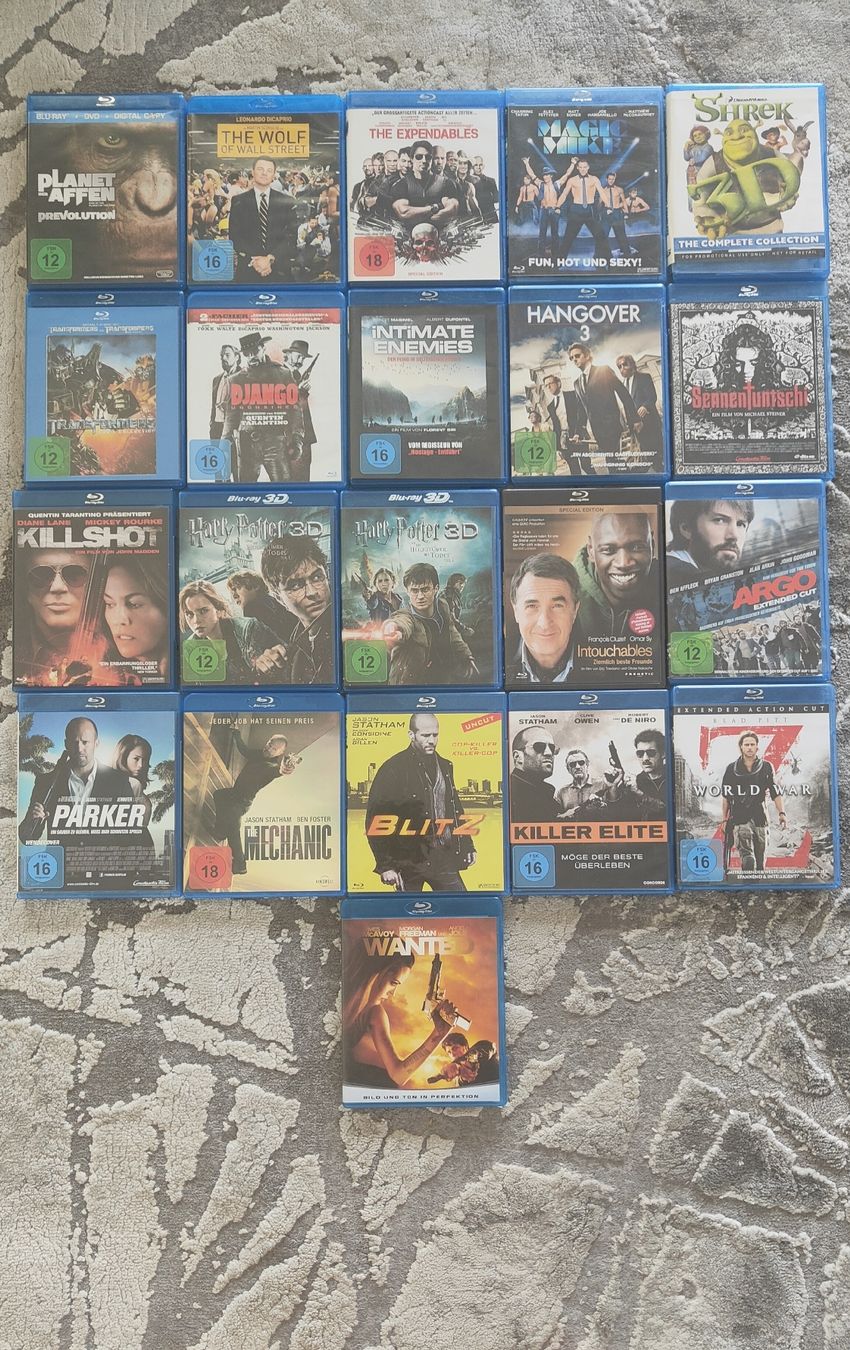 Tous les DVDs: Blue Ray-Sammlung – D'occasion à Kerzers par cheester15