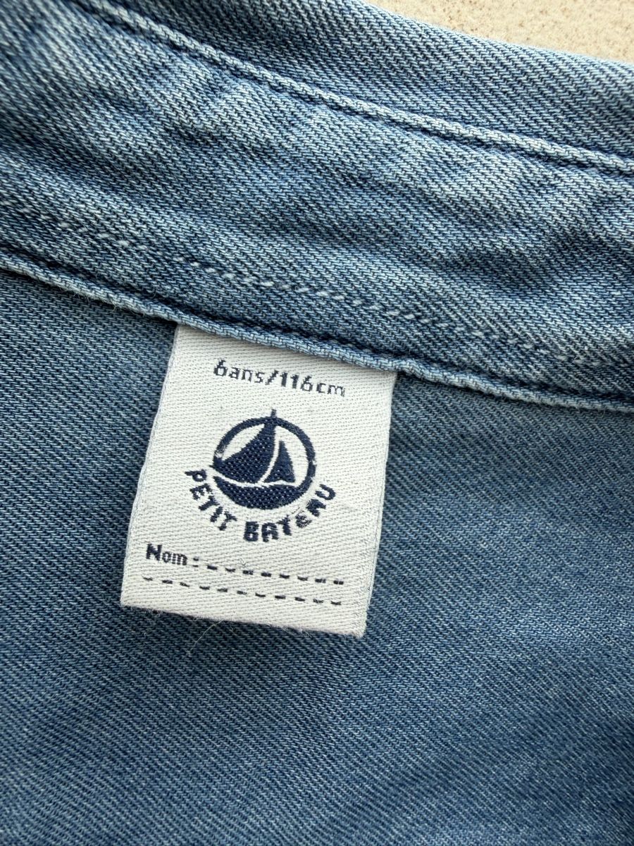 Hemden, T-Shirts & Polos: PETIT BATEAU Hemd aus Jeans Gr.110-116 – Gebraucht aus Zug von kow_6xr6 2