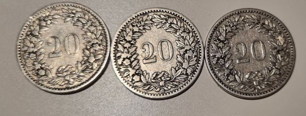 1883 1884 1885 20 Rp Kaufen auf Ricardo