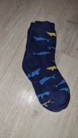Kindersocke mit Hai-Muster, Grösse 23-26, Top! anti rutsch