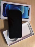 iPhone 12 128 Blau mit Schwarzem Apple Schutz Cover