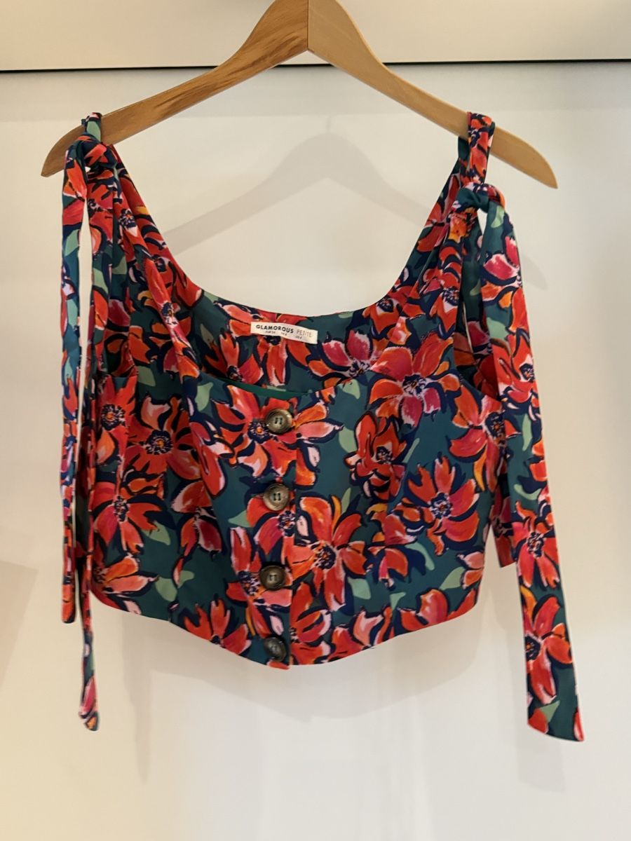 Top: Glamorous Petite Crop-Top, Gr. 36 – Usato da Volketswil venduto da habibeoez