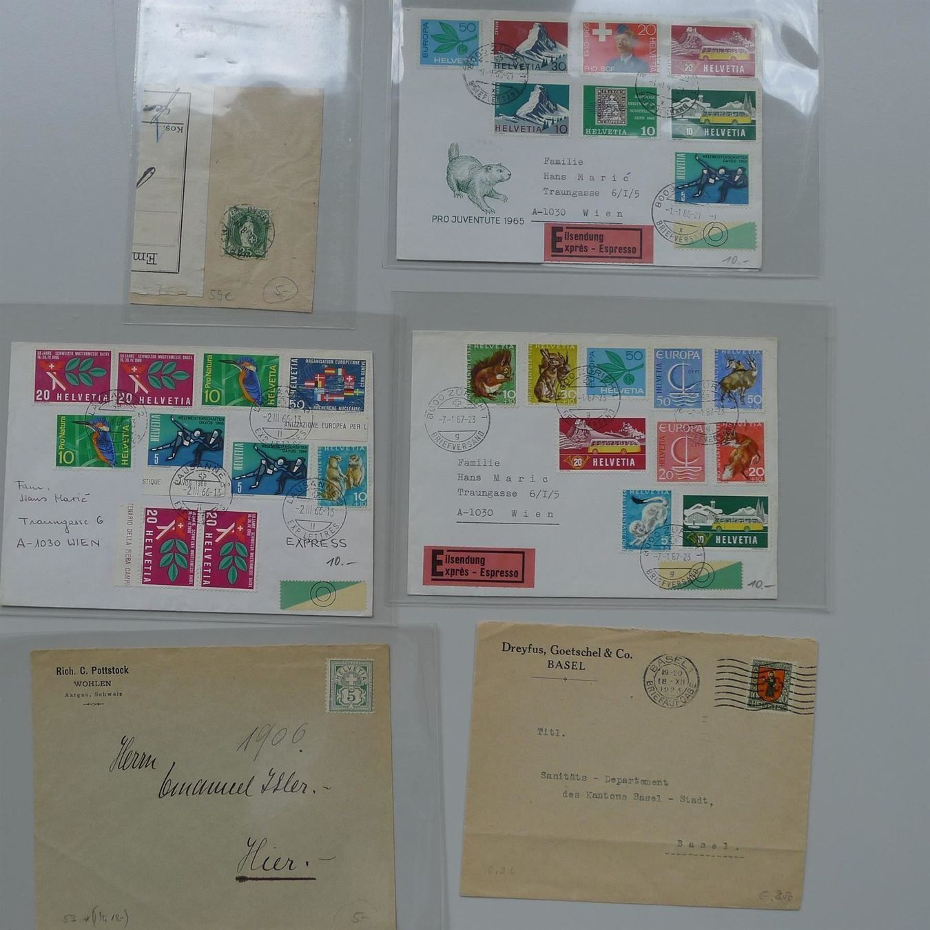 Alle Briefmarken: Grosse Briefsammlung von über 400 Stück – Gebraucht aus Sursee von Luzernerraute 8