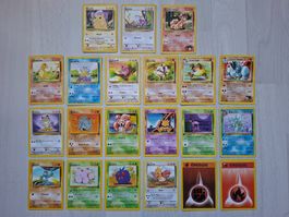 Lot Pokémon 21 cartes vintage 1999 !!! 1.- !!!