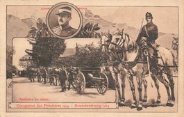 Schweiz Grenzbesetzung 1914 Artillerie militare 
