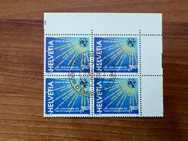 1994 UIT CH Erstag gest.Viererblock mit Tab  (K214)