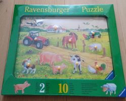 Holz Puzzle 10 Teile mit Halteknopf Ravensburger