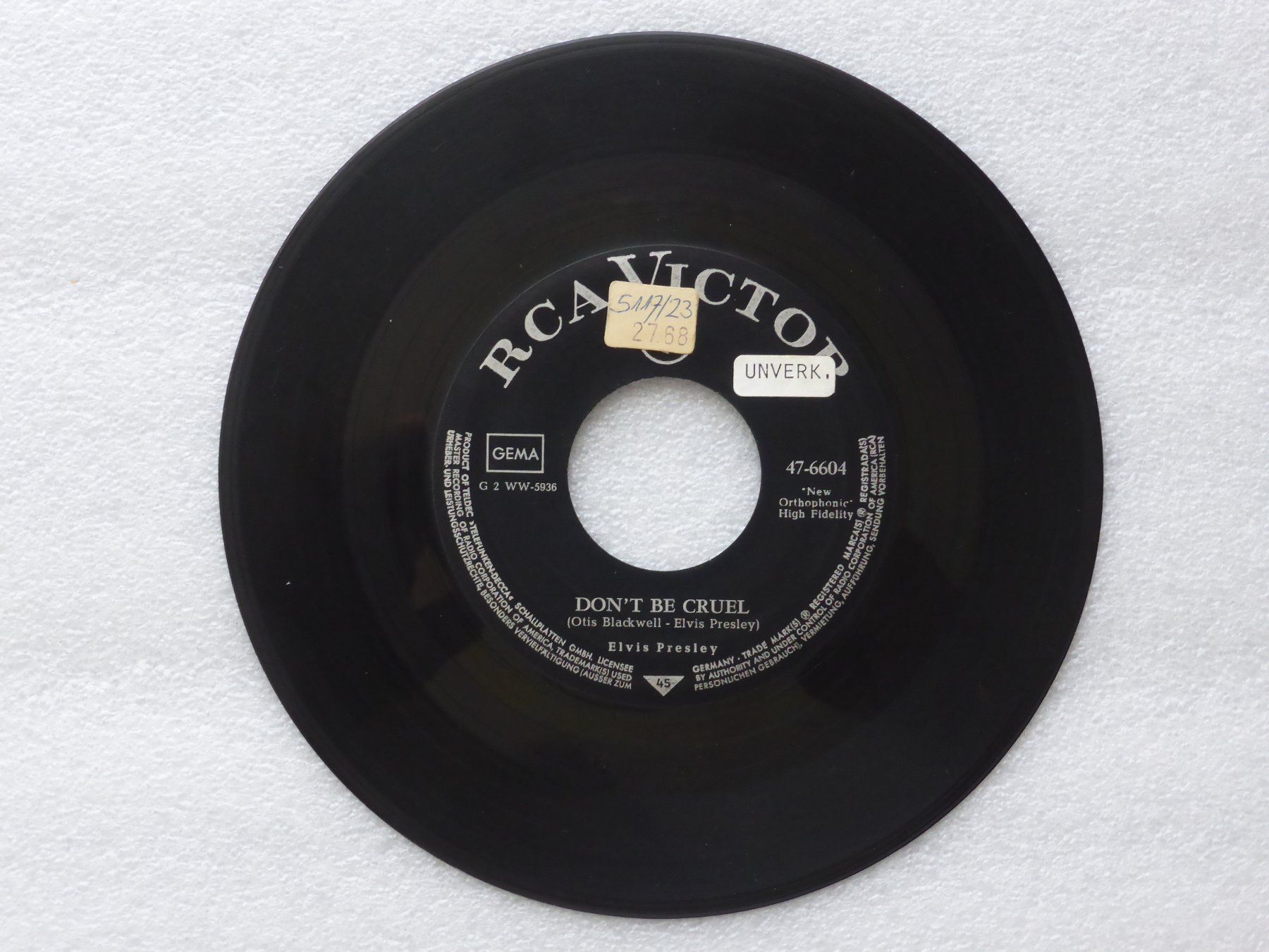 Dischi in vinile: Vinyl Single    ELVIS PRESLEY – Usato da Küssnacht am Rigi venduto da Mondkinder 2