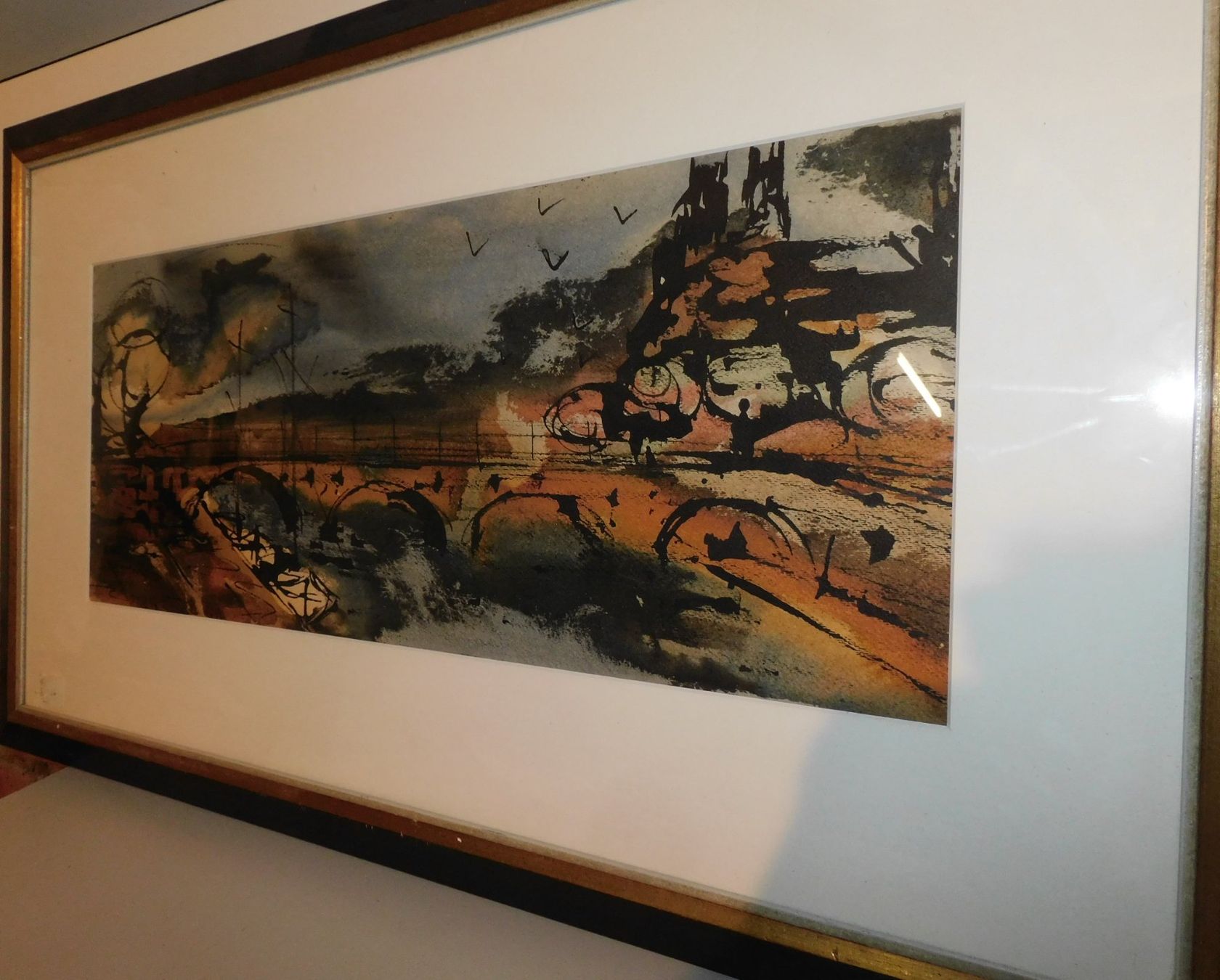 Dipinti: Kunst Gemälde abstraktes grosses Bild   80 x 51 cm – Usato da Sursee venduto da 76