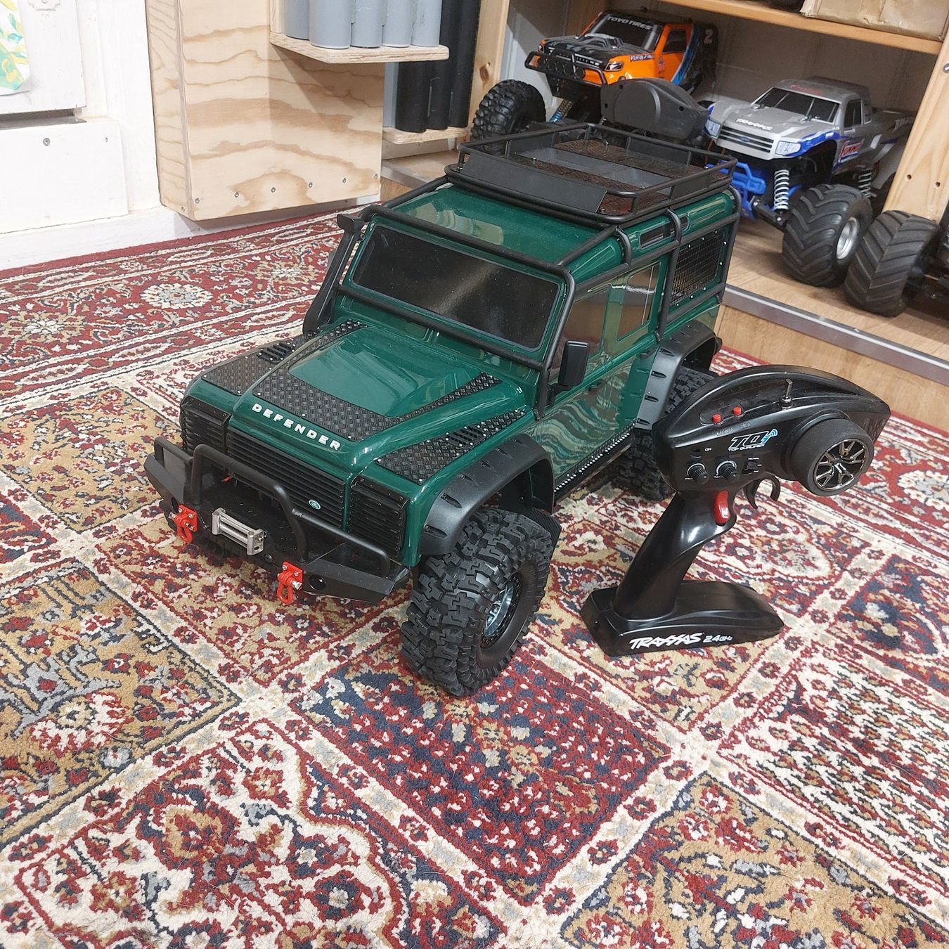 Traxxas RC Modellbau: Traxxas trx4 defender grün – Gebraucht aus Jonschwil von Woupwouprs6