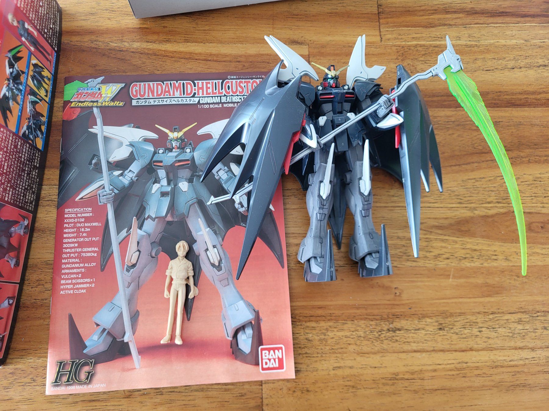 Bandai Modellbausätze & Standmodelle: Gundam Deathscythe Hell Custom HG Bausatz Modell – Gebraucht aus Niederhelfenschwil von Bruce019 2