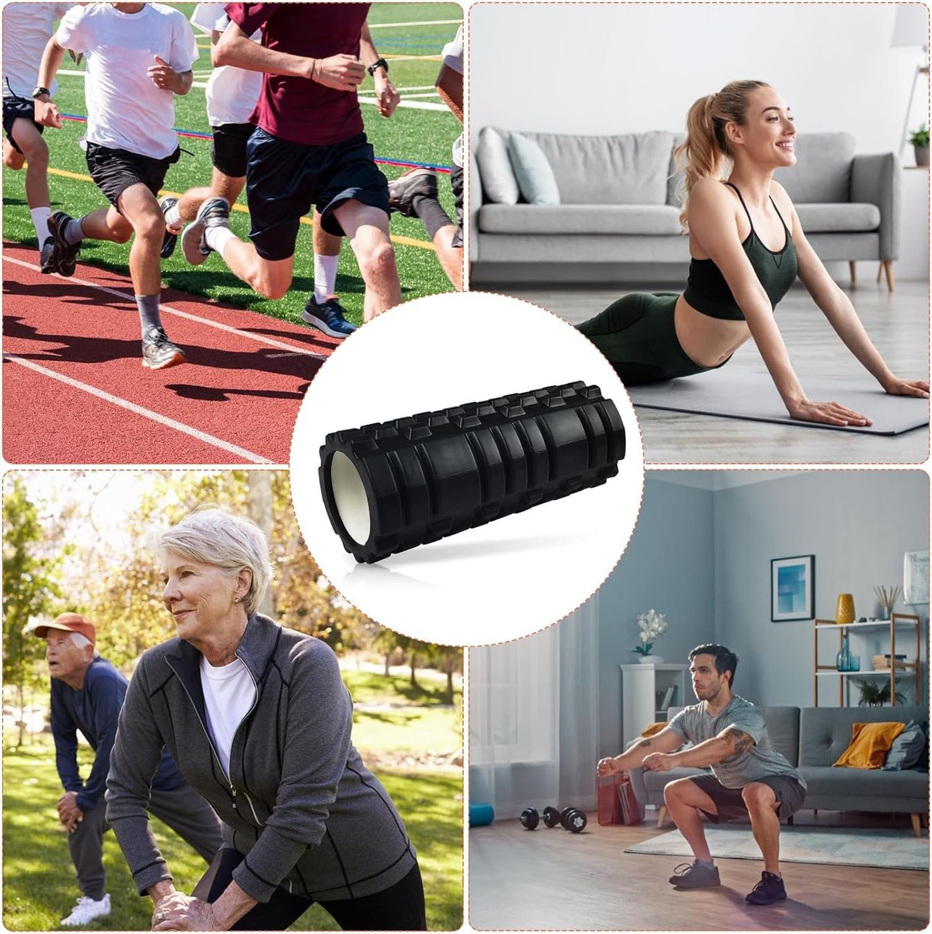 Dispositivi per massaggi: Faszienrolle Foam-Roller 33cm – Nuovo e nell'imballaggio originale da Geneve venduto da Titi2008 6