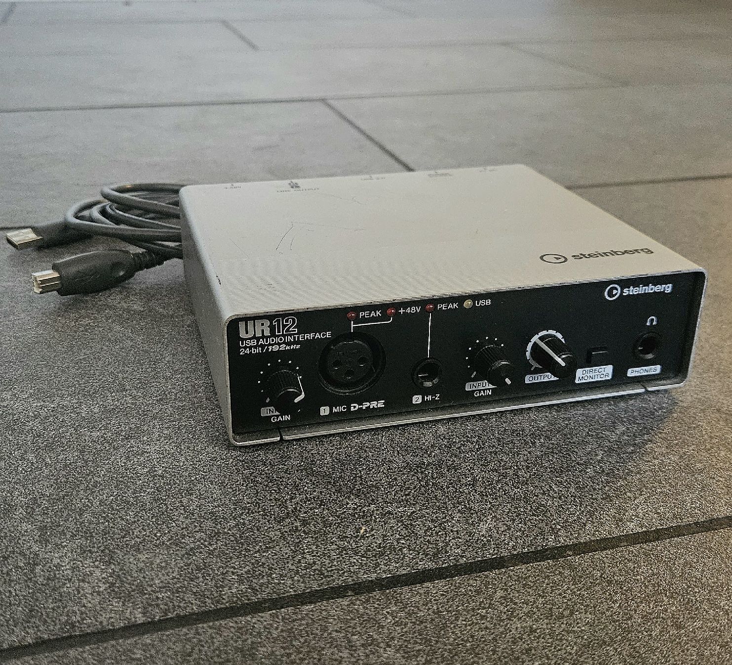Attrezzatura per studi di registrazione: Steinberg UR12 USB Audio Interface 24-bit/192kHz Tested! – Usato da Lenzburg venduto da bal_7pw7