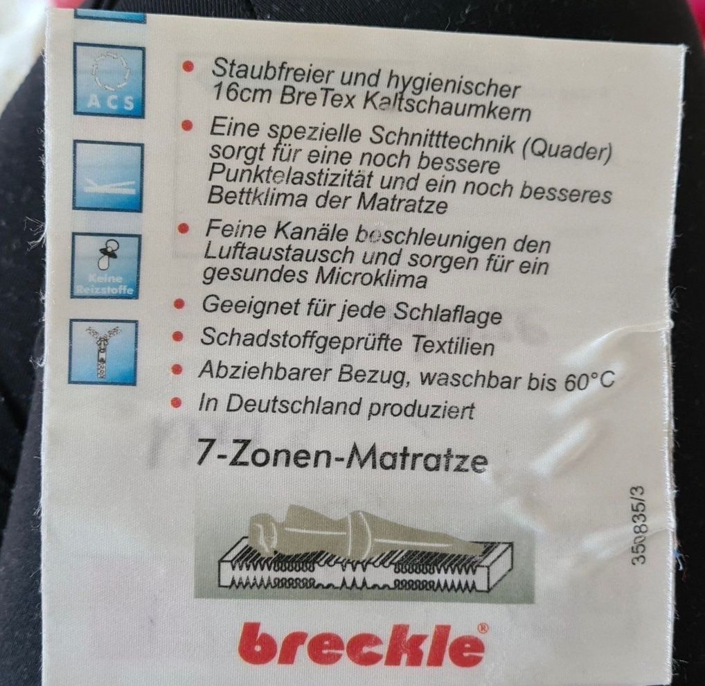 Letti: Bett mit Lattenrost und Matratze – Usato da Regensdorf venduto da nor_7snn 6