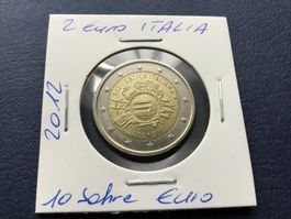 2 Euro Italia 2012    10 Jahre Euro