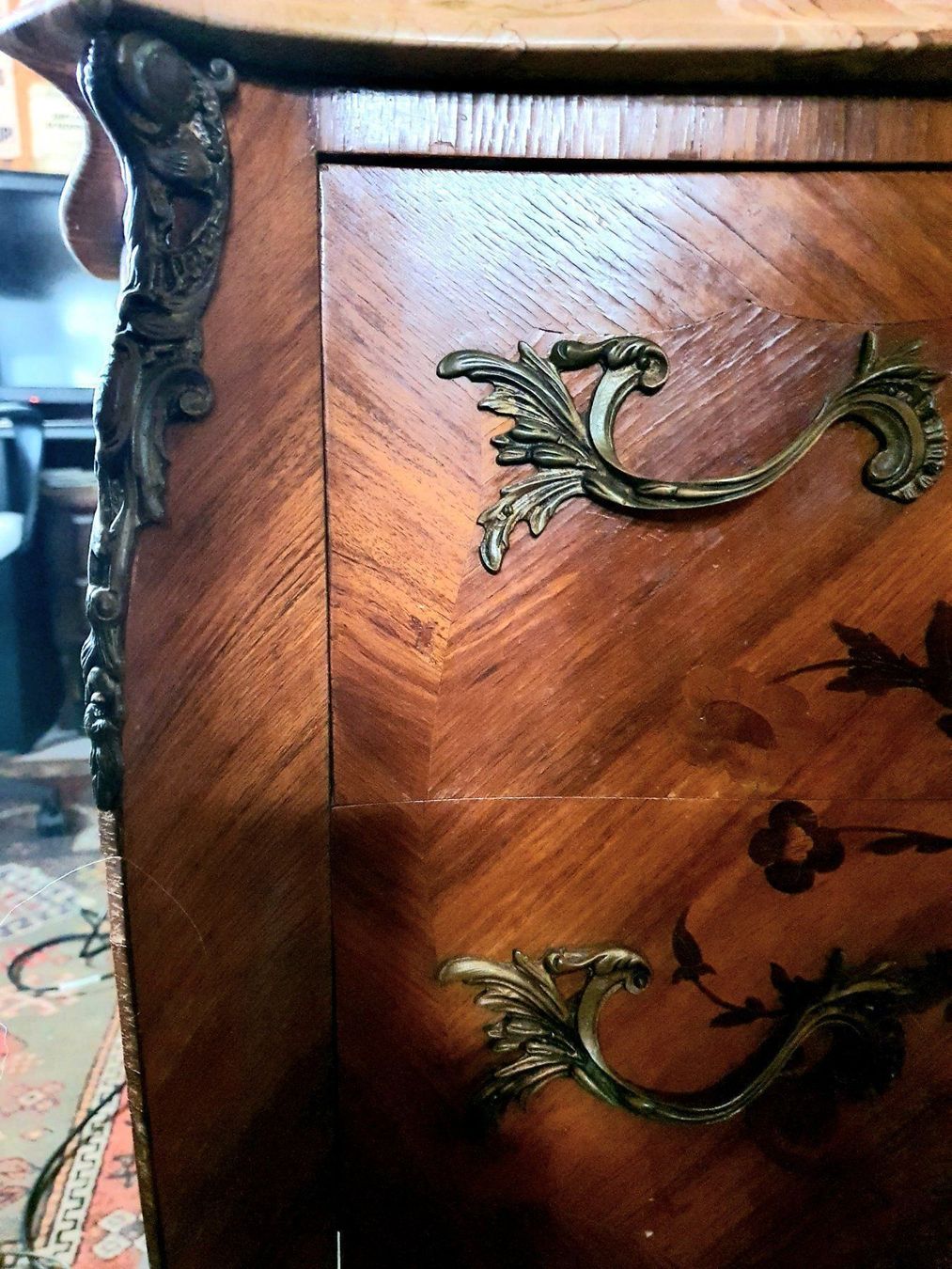 Cassettiere: Commode style Louis XV et marbre.rose – Usato da DUGNY (-Leytron) venduto da Rdeny 9