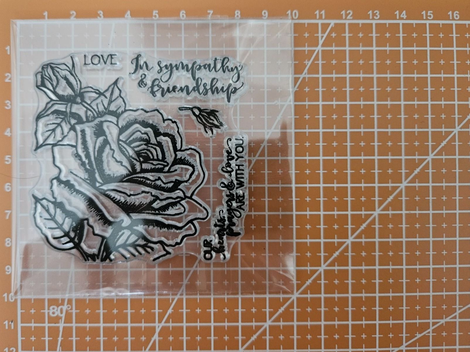 Timbri: Silikonstempel Nr.496, Rose, Blume – Nuovo e nell'imballaggio originale da Gretzenbach venduto da Fliegepilz56 1