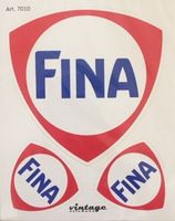 Fina Vintage Aufkleber Sticker 3teilig (Art. 7010)