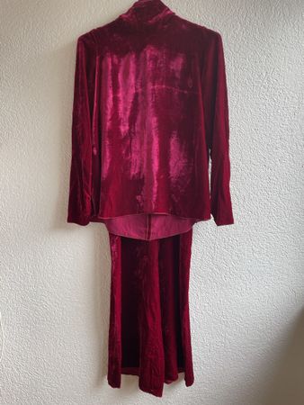 Ensemble Forte_Forte bordeaux velours, taille 1, parfait!