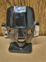 Vintage Stein Mosaik Maya Maske Volkskunst Skulptur