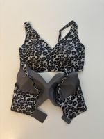 Chantelle BH Leo-Muster Grau Grösse L guter Zustand