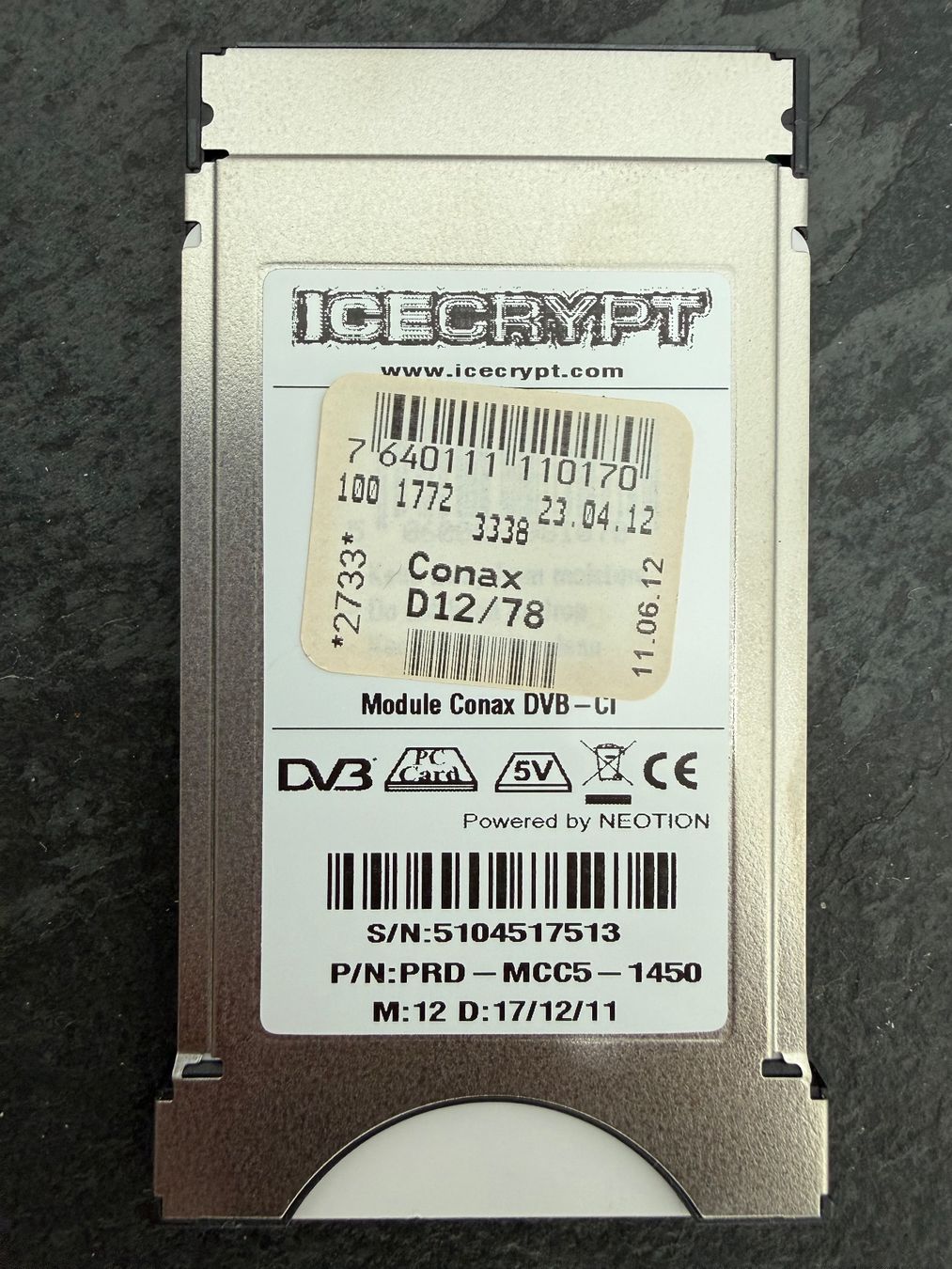 Module und Funcards: 2 Stk. conax ICECRYPT Entschlüsselungs Module – Gebraucht aus Stetten SH von Urlaub 2